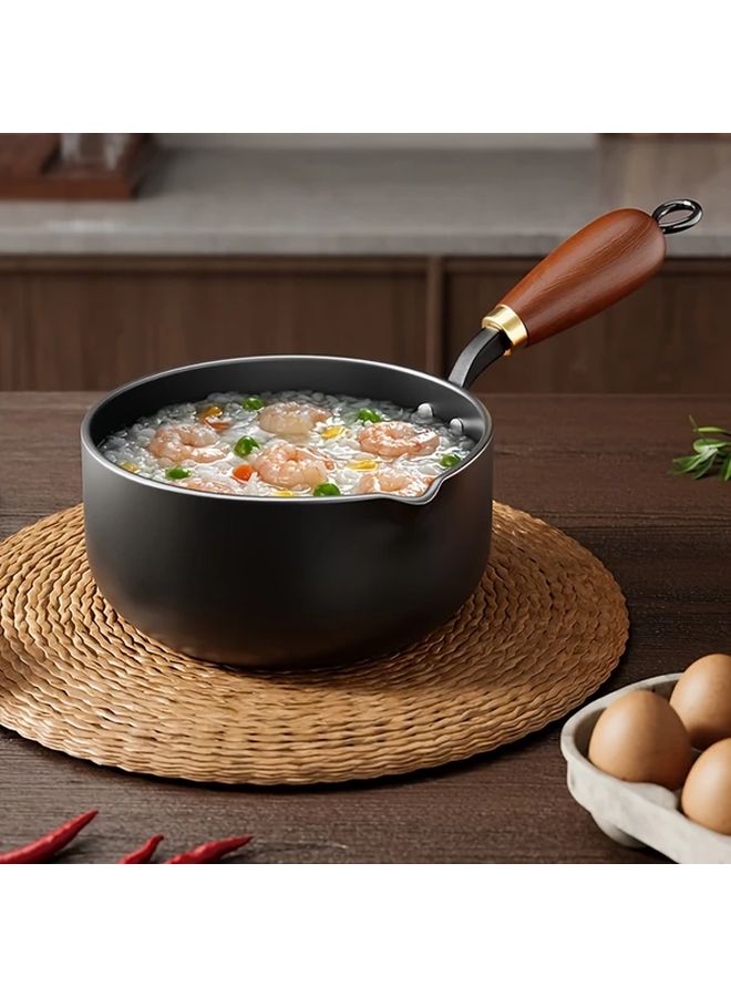 Wooden Handle Soup Pot Induction Stovetop Compatible Cooking Pot - Image 4